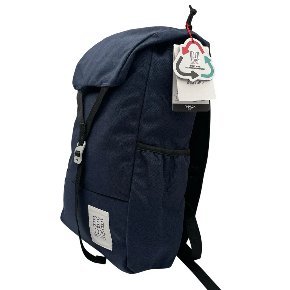 Topo Designs Men's Y-Pack 24L Backpack Navy Blue Fits 15